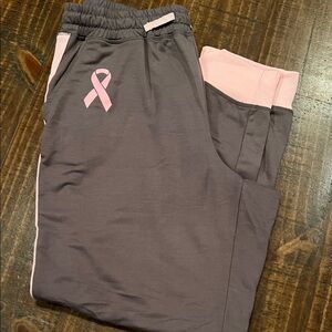 LuLaRoe Gray and Pink Joggers